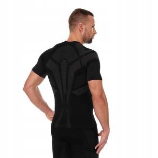 Koszulka termoaktywna męska BRUBECK DRY czarna M - 4