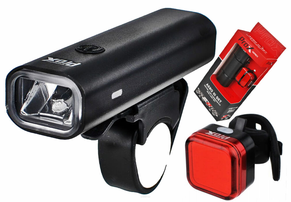 Lampki zestaw PROX AERO III + APLUS USB 400+40lm