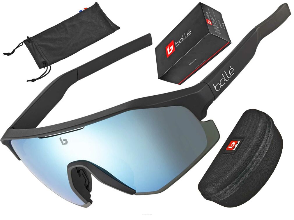 Okulary rowerowe BOLLE LIGHTSHIFTER Black matt / TNS Ice S3