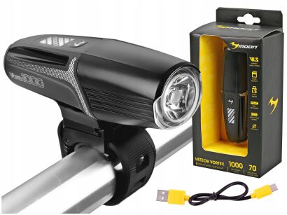 Lampka przednia MOON METEOR VORTEX 1000LM LED