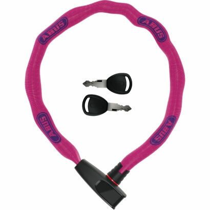 Zapięcie rowerowe łańcuch 6806K/85 Neon Pink 85cm
