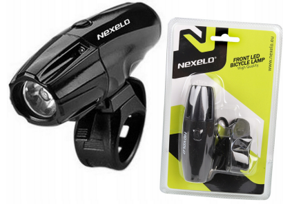 Lampka akumulatorowa przednia NEXELO 500LM CREE XM-L USB