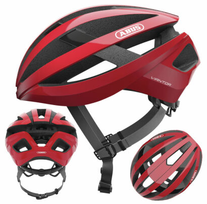 Kask rowerowy szosowy ABUS VIANTOR racing red M (52-58cm)