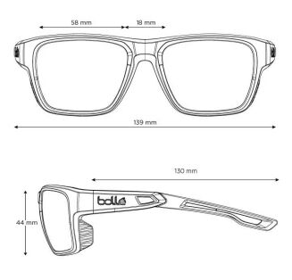 Okulary przeciwsłoneczne BOLLE AIRDRIFT black matte Volt+ S3 - 7