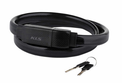 Zabezpieczenie rowerowe linka Kellys LOOP czarne 90cm