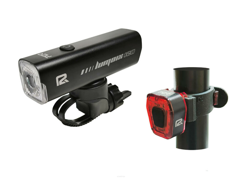 Zestaw Lampek rowerowych P2R LUMOIX 120 (przód+tył)