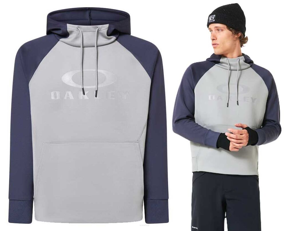 OAKLEY Bluza SIERRA DWR FLEECE HOODY 2.0 cement L