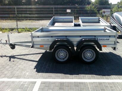Przyczepa Zasław Agro 235T 2osie 235x131cm MOCNA