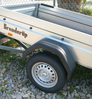 BŁOTNIKI Brenderup 14 cali PCV nadkola  - 4