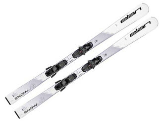 Narty zjazdowe ELAN SHI SNOW WHITE SX EL9.0 GW 146cm - 2