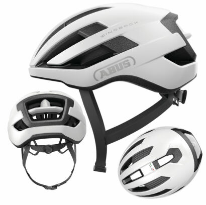 Kask rowerowy szosowy ABUS WINGBACK polar white L (57-61cm)