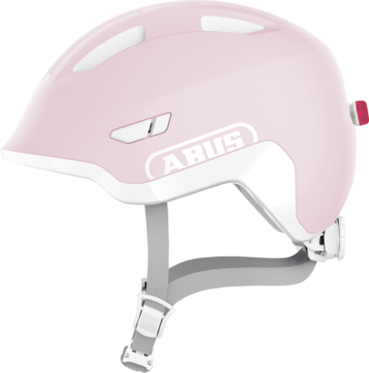 Kask rowerowy dziecięcy ABUS Smiley 3.0 Ace led pure rose M (50-55cm)