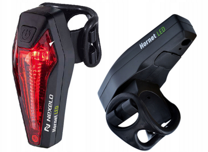 Lampka rowerowa tylna Nexelo Hornet 10 lm akumulator