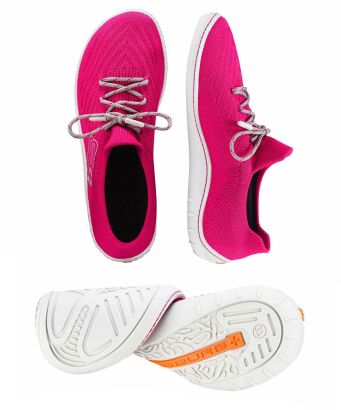 Buty damskie BRUBECK BAREFOOT merino Róż/Szary 36
