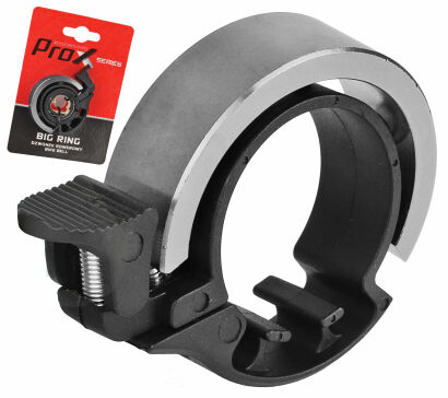 Dzwonek rowerowy PROX BIG RING L02 alu srebrny