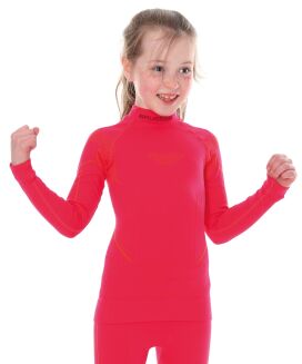 Bluza termoaktywna junior BRUBECK THERMO malina 152/158 - 2