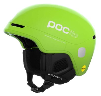 POC Kask narciarski dziecięcy POCito Obex MIPS yellow/green 51-54cm