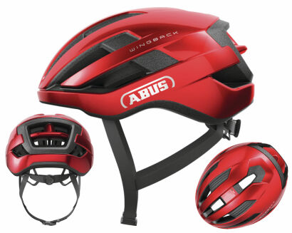 Kask rowerowy szosowy ABUS WINGBACK performance RED M (54-58cm)
