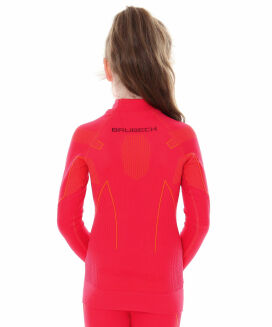 Bluza termoaktywna junior BRUBECK THERMO malina 128/134 - 3