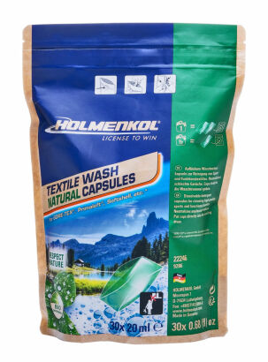 Kapsułki do prania odzieży sportowej HOLMENKOL Textile Wash 30x20ml