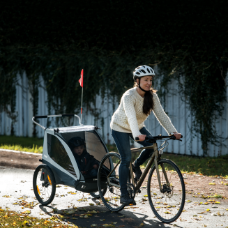 Przyczepka rowerowa Thule Coaster XT blue (1 lub 2 osobowa) - 6