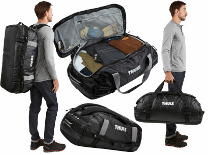 Torba podróżna turystyczna Plecak Thule Chasm Duffel black 90L