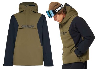 OAKLEY Kurtka narciarska męska TNP TBT Insulated ANORAK khaki M