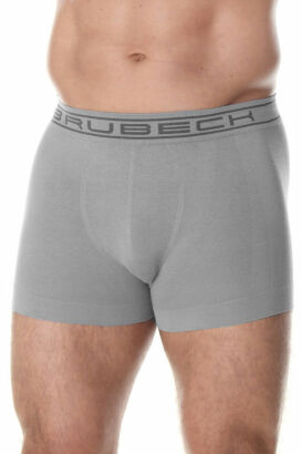 Bokserki męskie BRUBECK Shortbox (BX10130) szare XXL