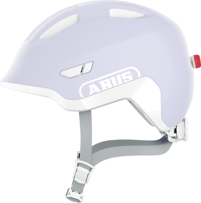 Kask rowerowy dziecięcy ABUS Smiley 3.0 Ace led pure lavender M (50-55 cm)