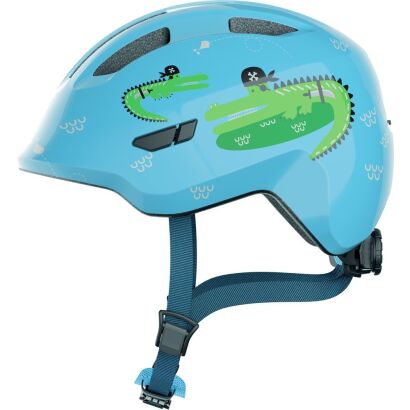 Kask dziecięcy rowerowy ABUS SMILEY 3.0 blue croco M (50-55cm)