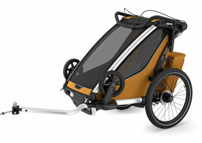 Przyczepka rowerowa THULE Chariot Sport 2 single GOLD (1-osobowa)