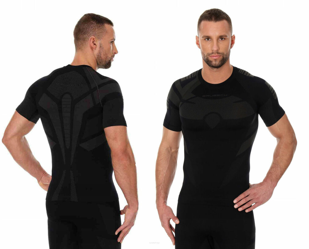 Koszulka termoaktywna męska BRUBECK DRY czarna S