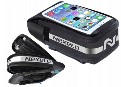 Torebka sakwa na ramę NEXELO 300D Smartphone black