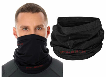 Komin termoaktywny wełniany Brubeck czarny S/M (unisex)
