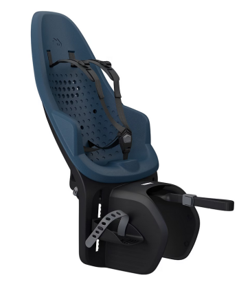 Thule Yepp 2 Maxi  mocowany na bagażniku fotelik rowerowy niebieski majolica