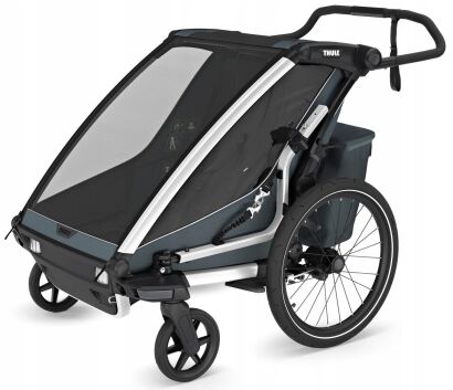 Przyczepka rowerowa THULE Chariot Cross 2 double dark slate